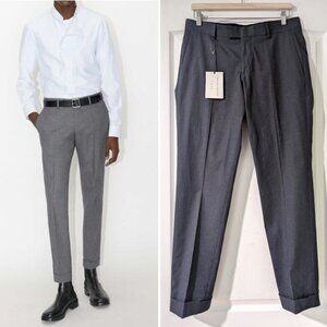 Tiger of Sweden | Tilman Stretch-Cotton Trousers in Grey